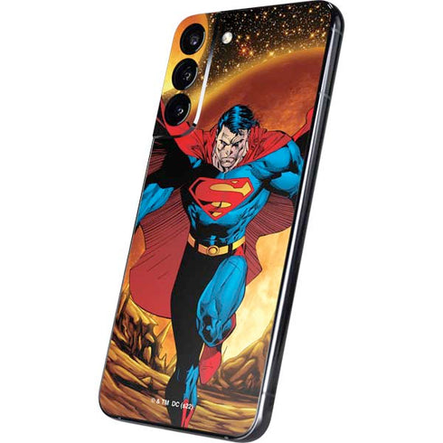 DC Comics Superman Action Pose Art By Jim Lee Galaxy S22 Plus Skin